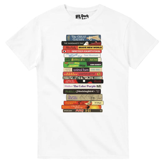 Classic Banned Books Stack T-Shirt