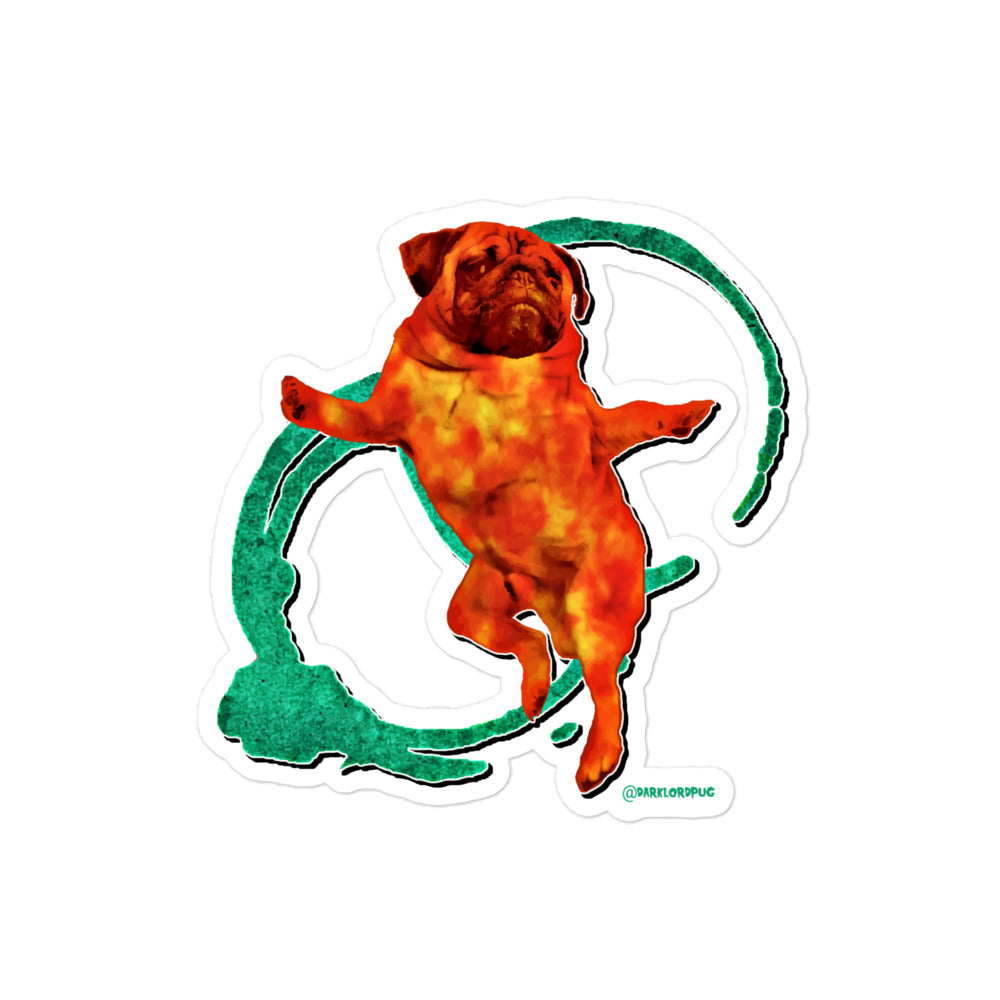 Pug Dancer Sticker