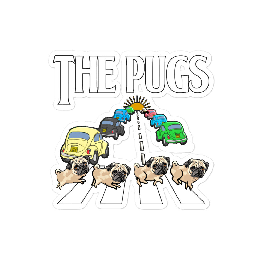 Abbey Pugs Sticker