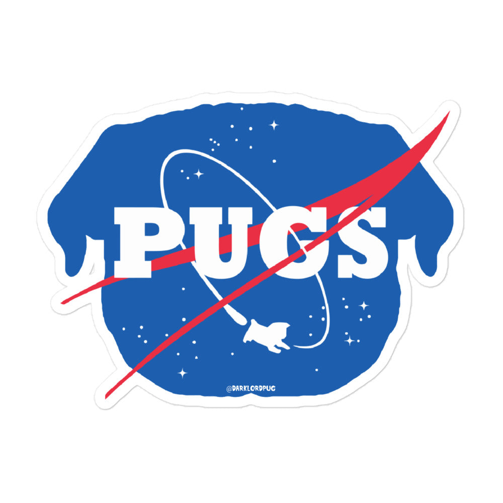 Space Pugs Sticker