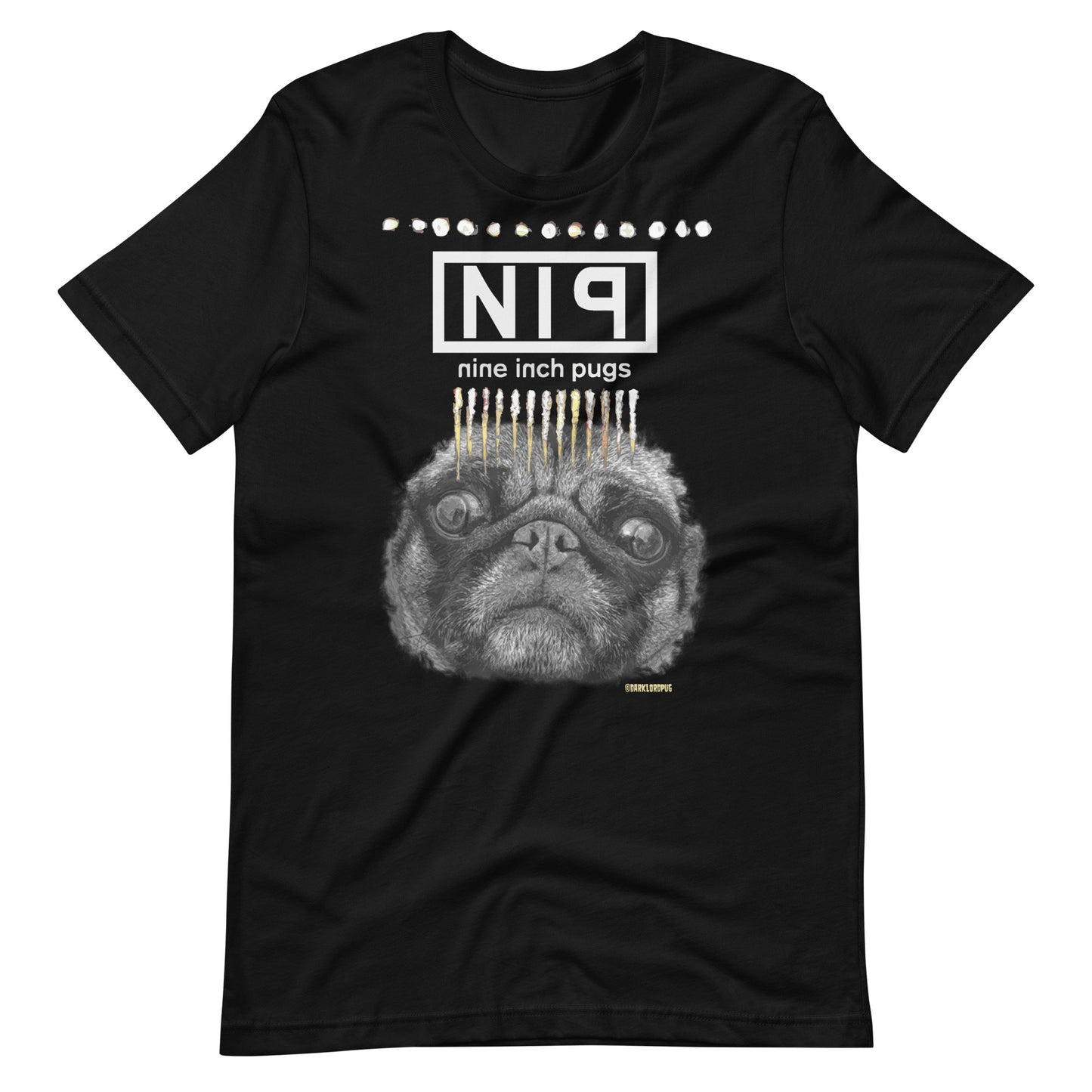Nine Inch Pugs Unisex T-Shirt