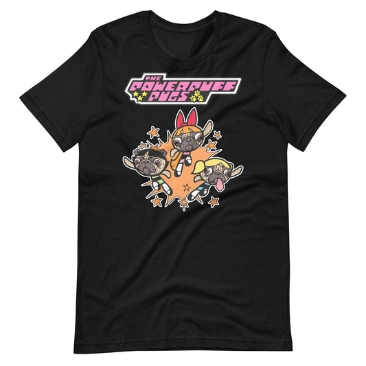 The Powerpuff Pugs Unisex T-Shirt