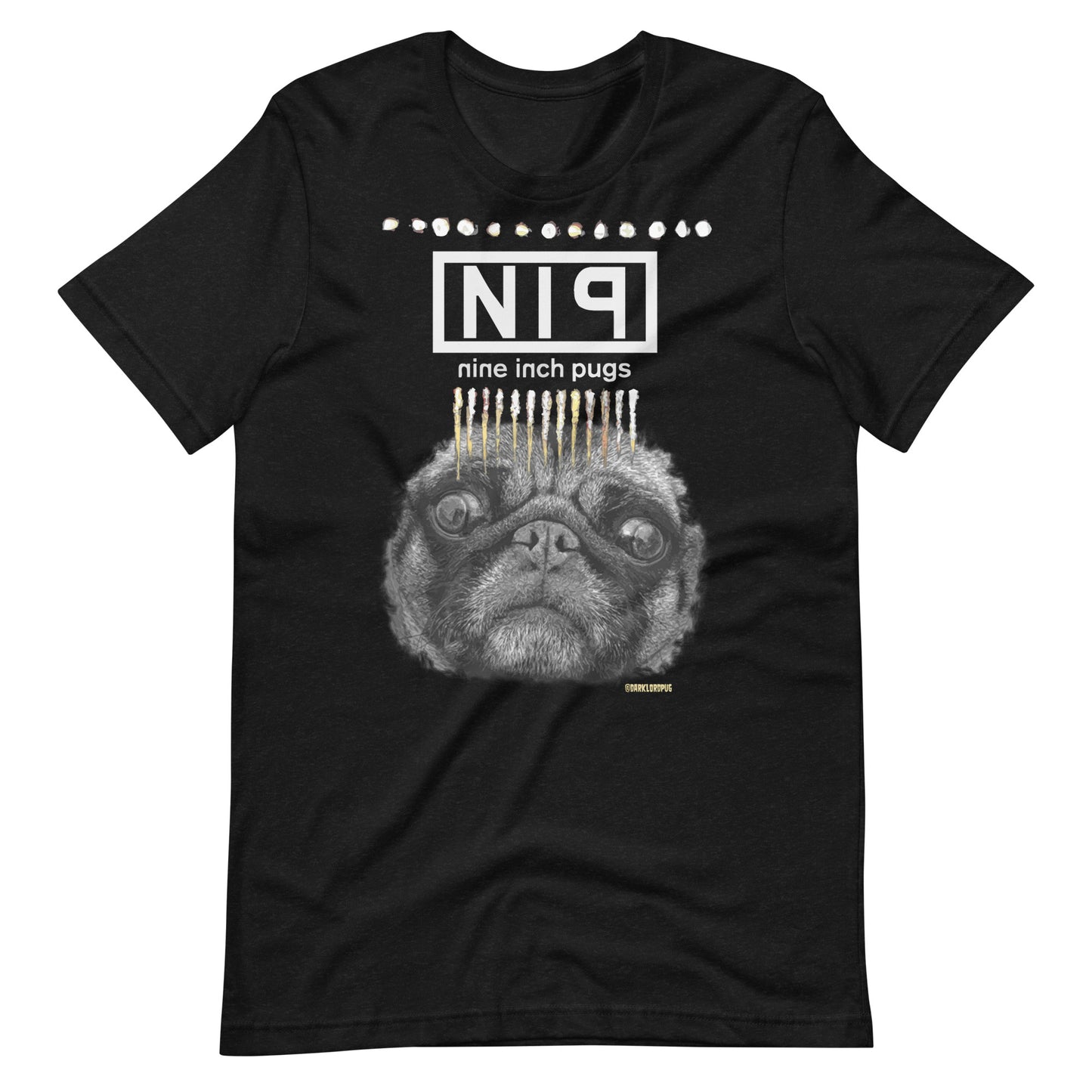 Nine Inch Pugs Unisex T-Shirt