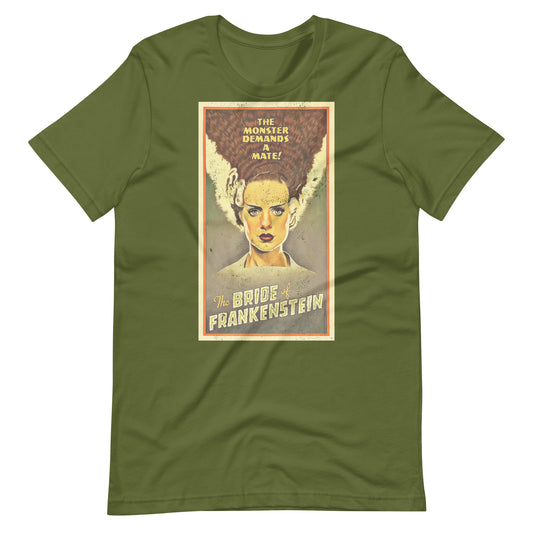 Bride of Frankenstein Horror Movie Unisex T-Shirt