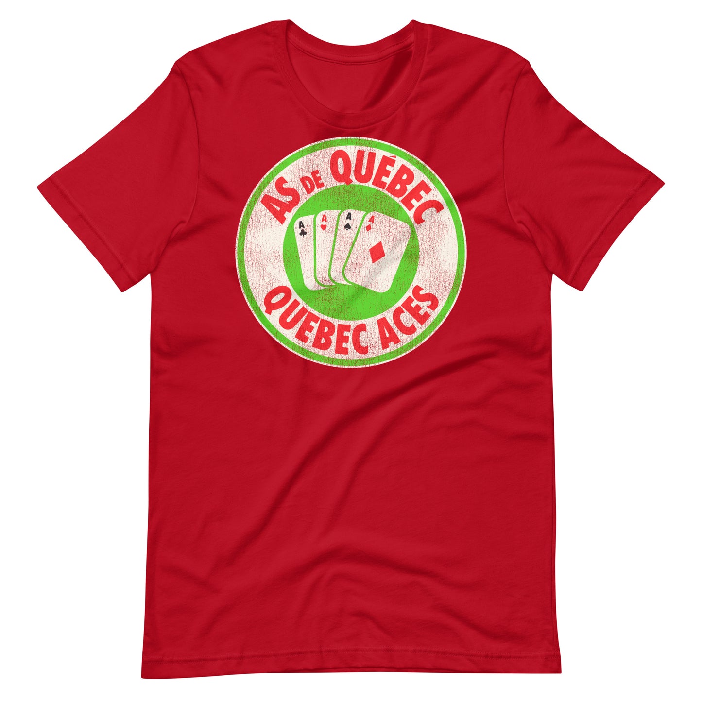 As De Quebec Aces Defunct Hockey Team Unisex T-Shirt