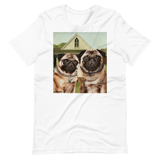 Gothic Pug Unisex T-Shirt